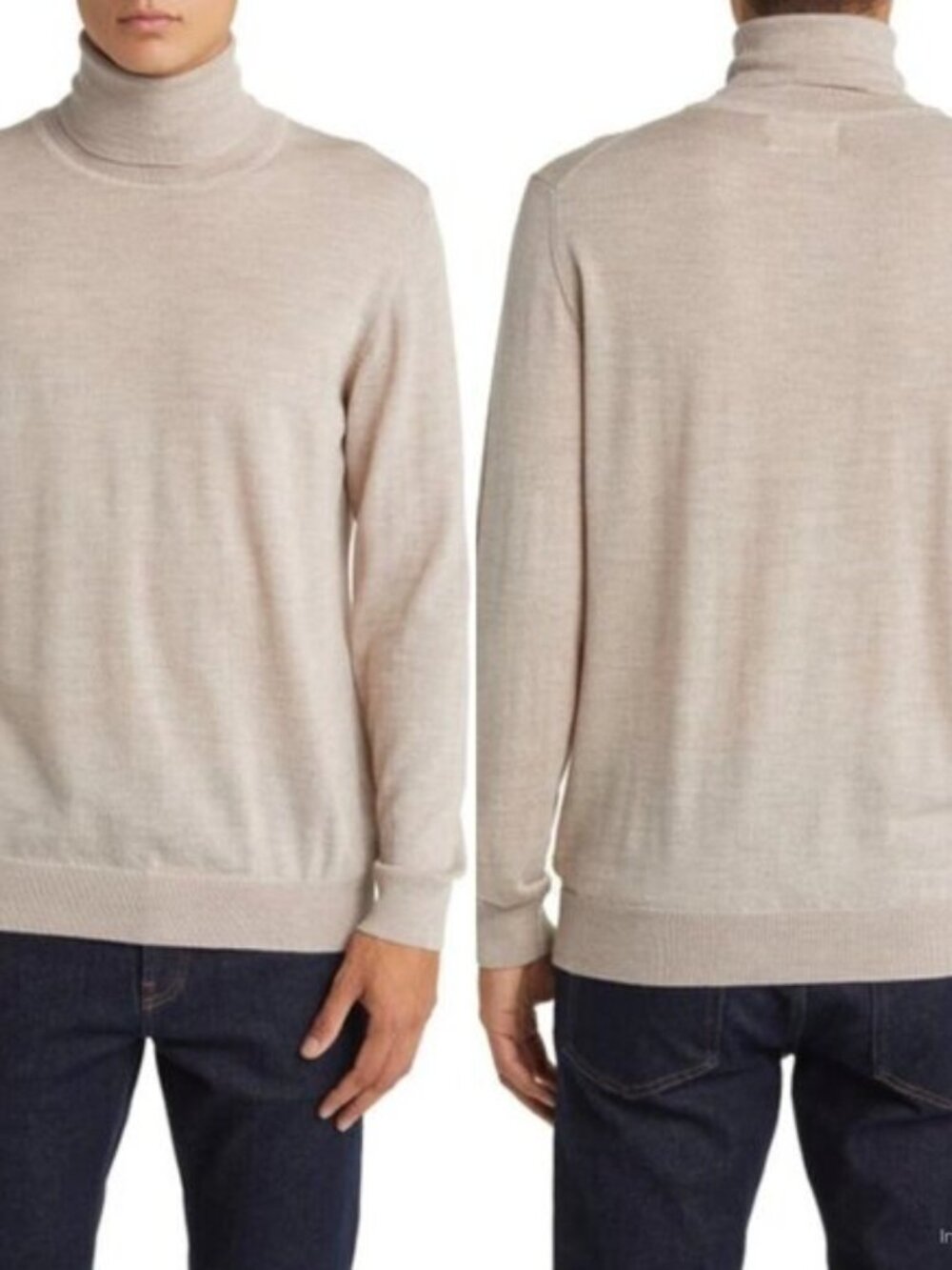NN07 Richard 6630 Merino Wool Turtleneck Sweater